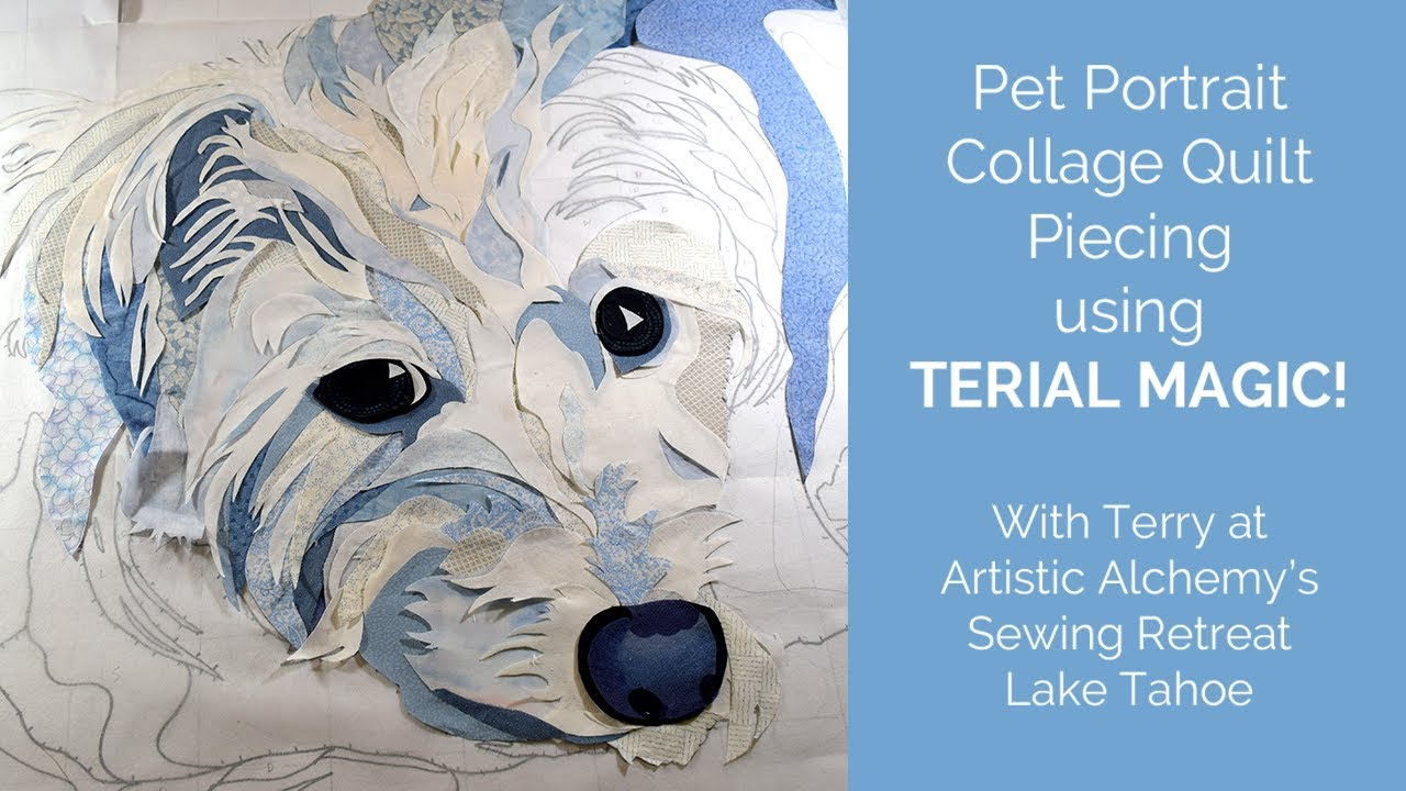 Collage Quilting with Terial Magic at Lake Tahoe Artistic Alchemy Sewing Retreat