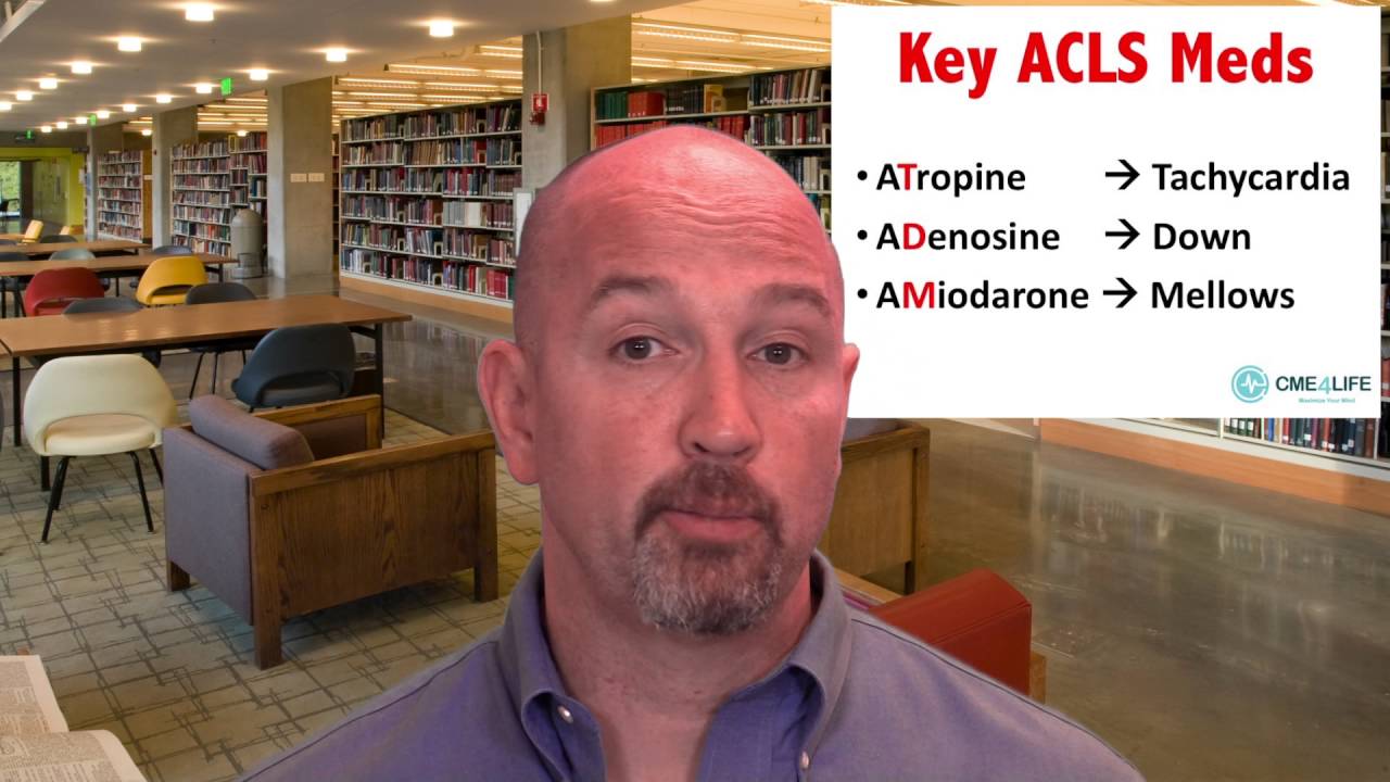 Key ACLS Meds for the PANRE