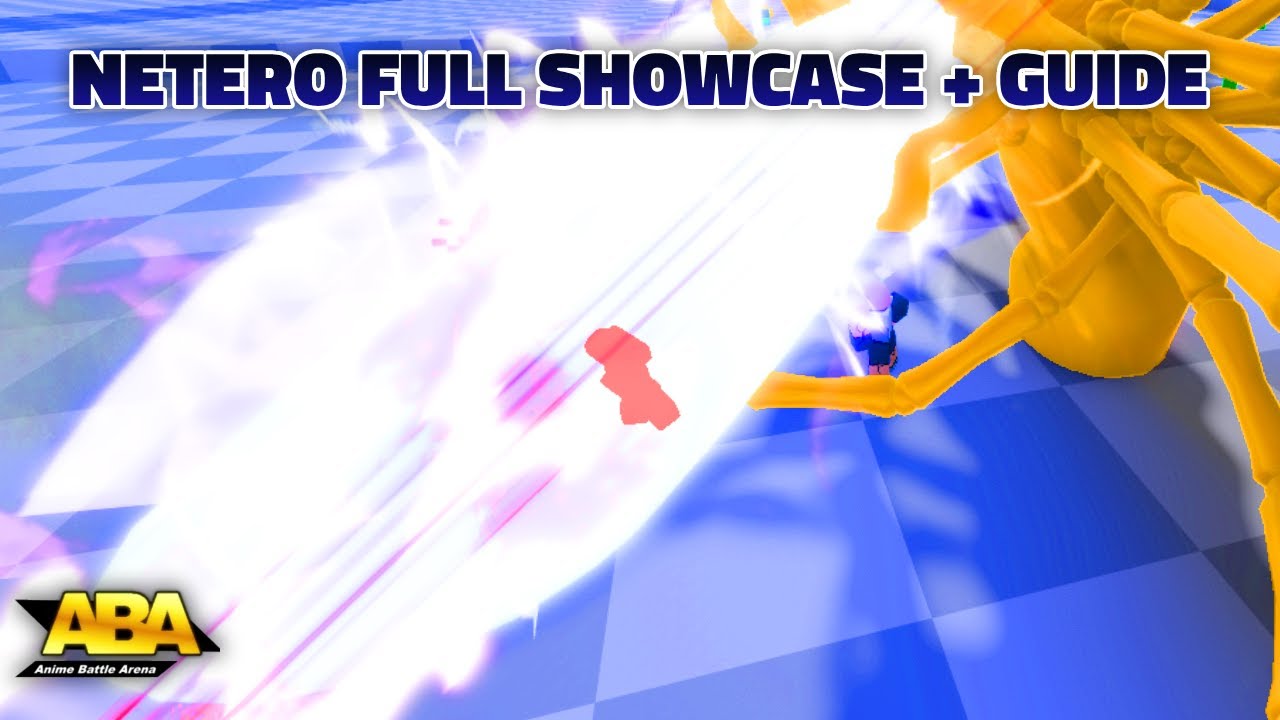 [ABA UPDATE] NETERO FULL SHOWCASE + GUIDE (BROKEN HXH GAMEPASS CHARACTER BEST IN THE GAME)