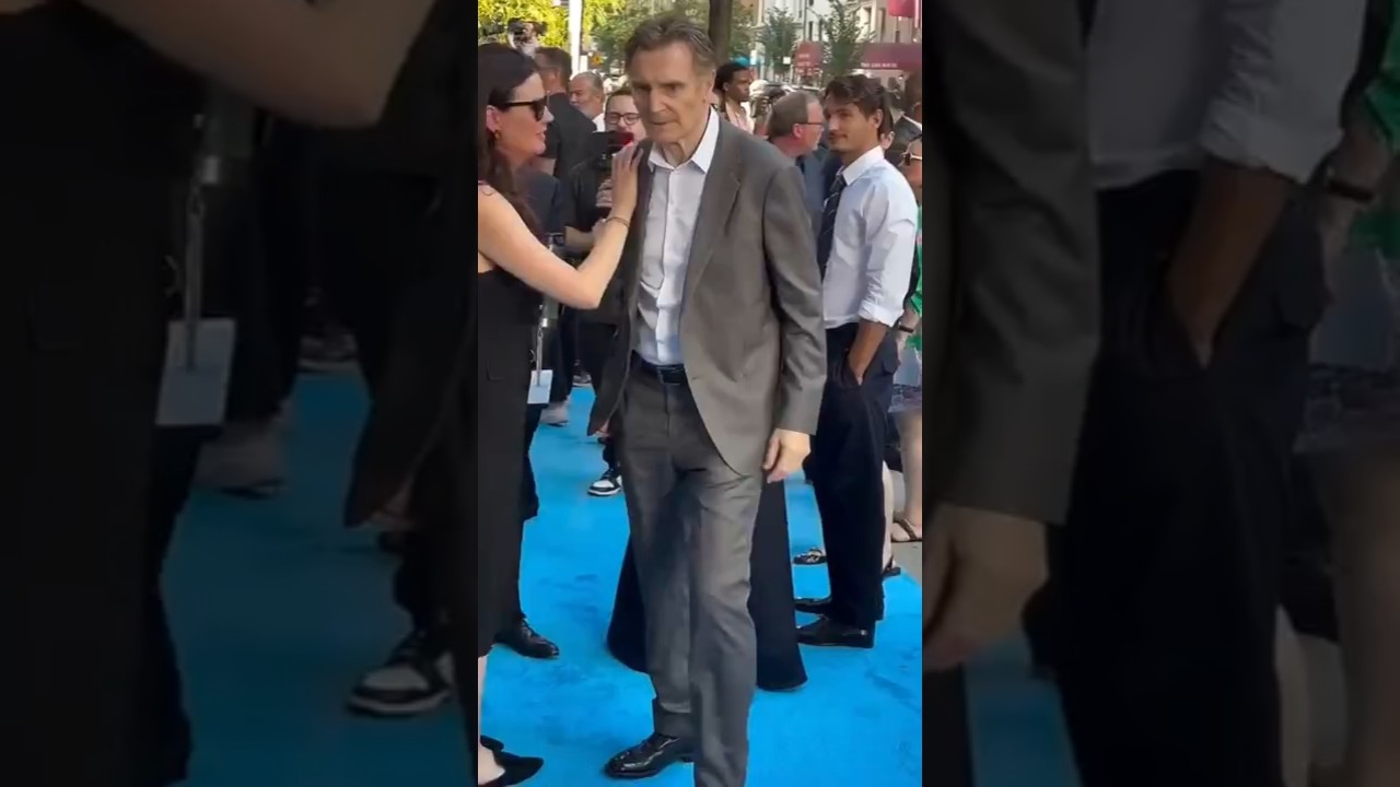 Star Power: Liam Neeson and Pamela Anderson take a spotlight #liam #pamela