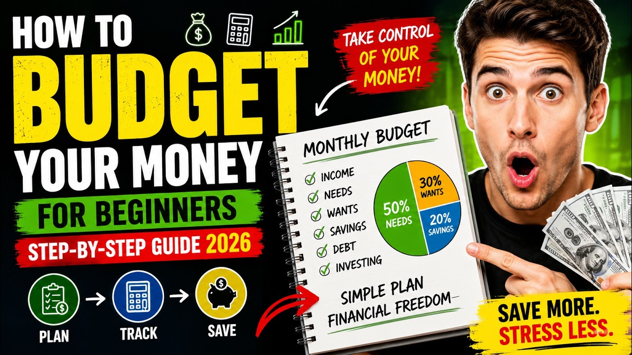 How to Budget Your Money for Beginners (Step-by-Step Guide 2026)