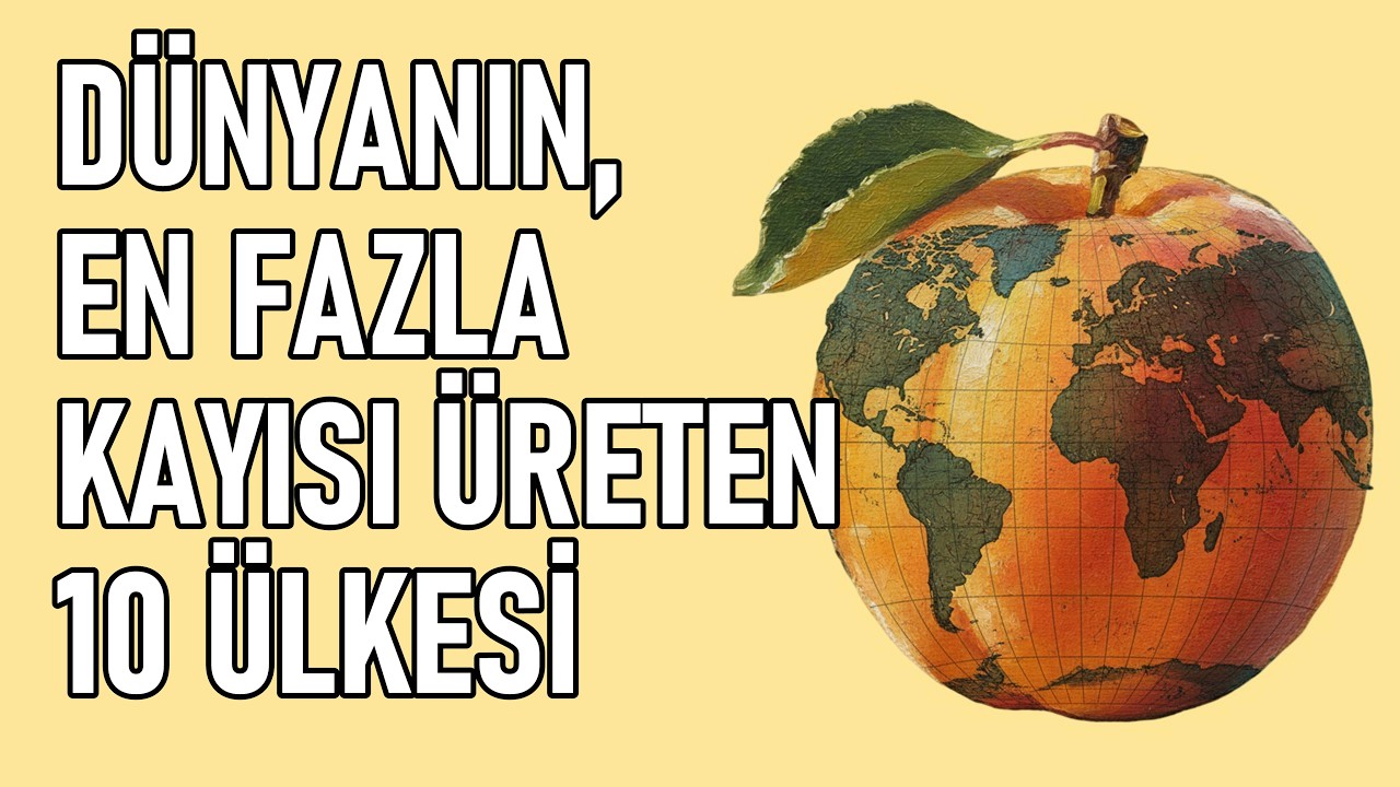 Dünyanın En Fazla Kayısı Üreten 10 Ülkesi! Türkiye'nin Yeri