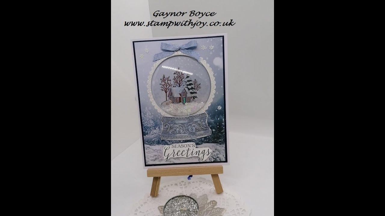 Still Scenes Snow Globe Card Stampin' Up!