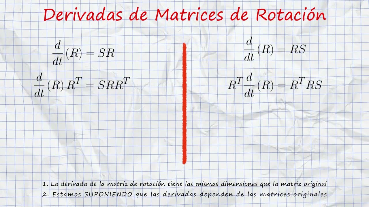 #DRONES II: DERIVADAS DE MATRICES DE ROTACIÓN | zDynamics