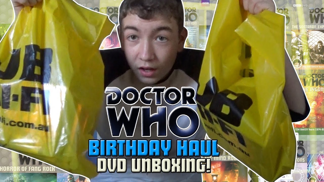 Doctor Who DVD Unboxing #8 Birthday Haul!