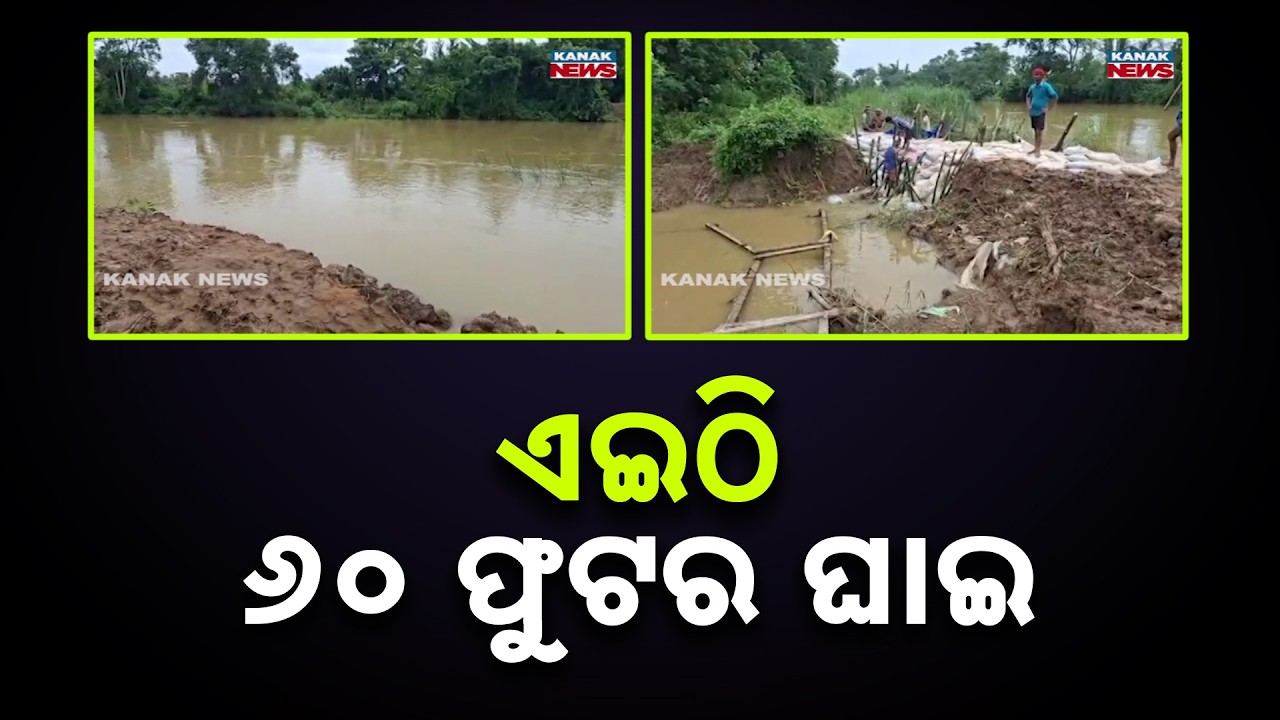 60-Foot Breach Leaves Odisha Village Flooded | Heavy Rain Worsens Flood Situation
