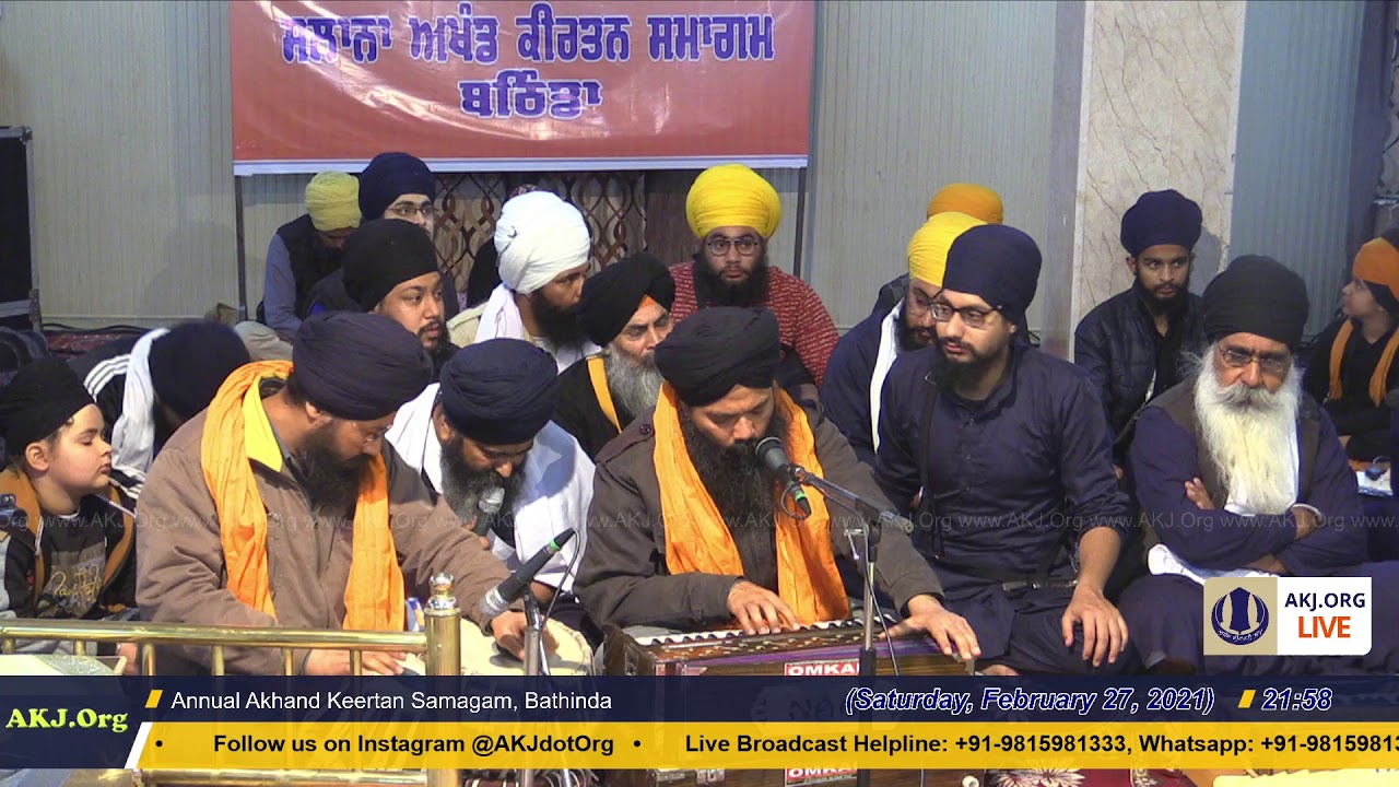 046 Bathinda 27Feb2021 SatEve RSK Bhai Mandeep Singh Jee Dhuri