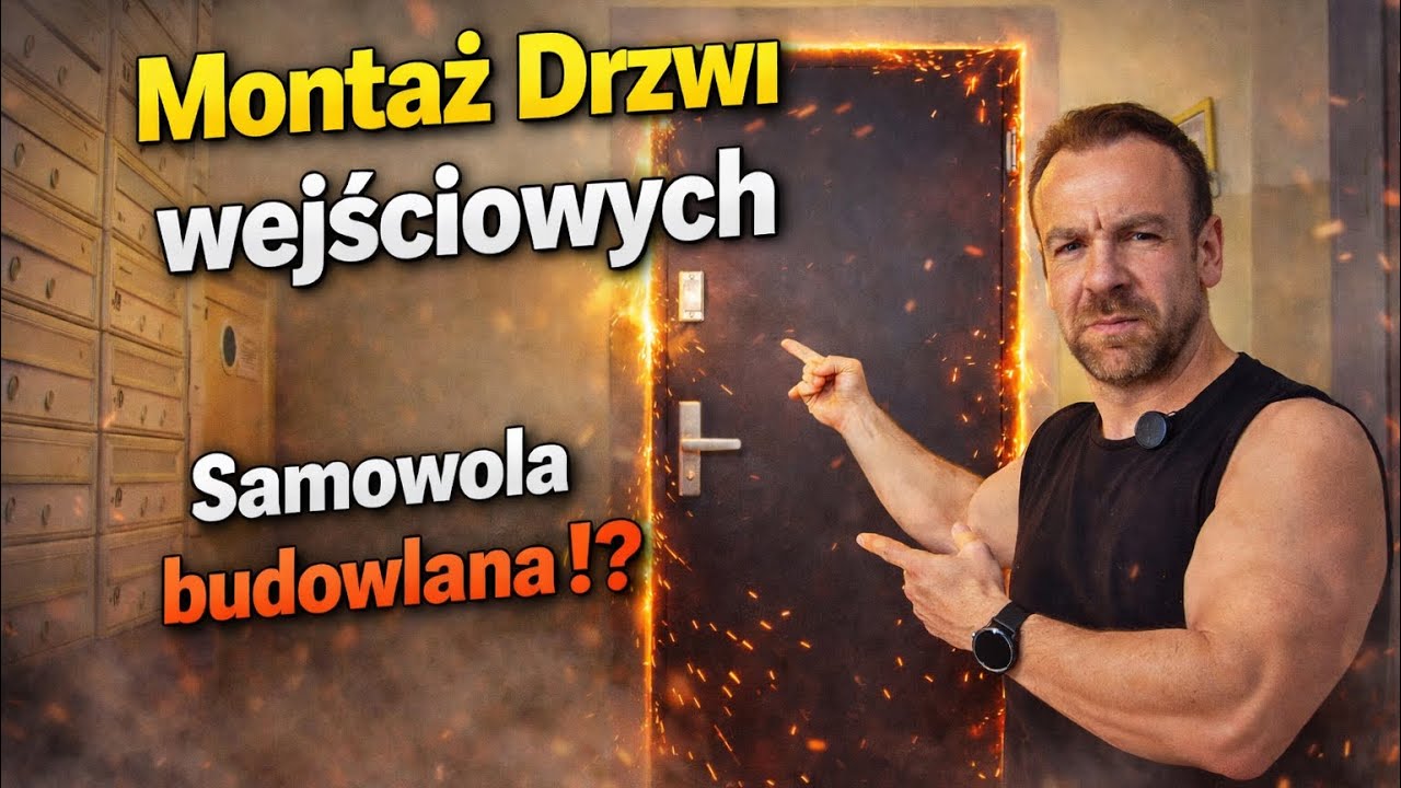 Jak zamontować DRZWI WEJŚCIOWE w bloku. Remont Mieszkania #remont4you 