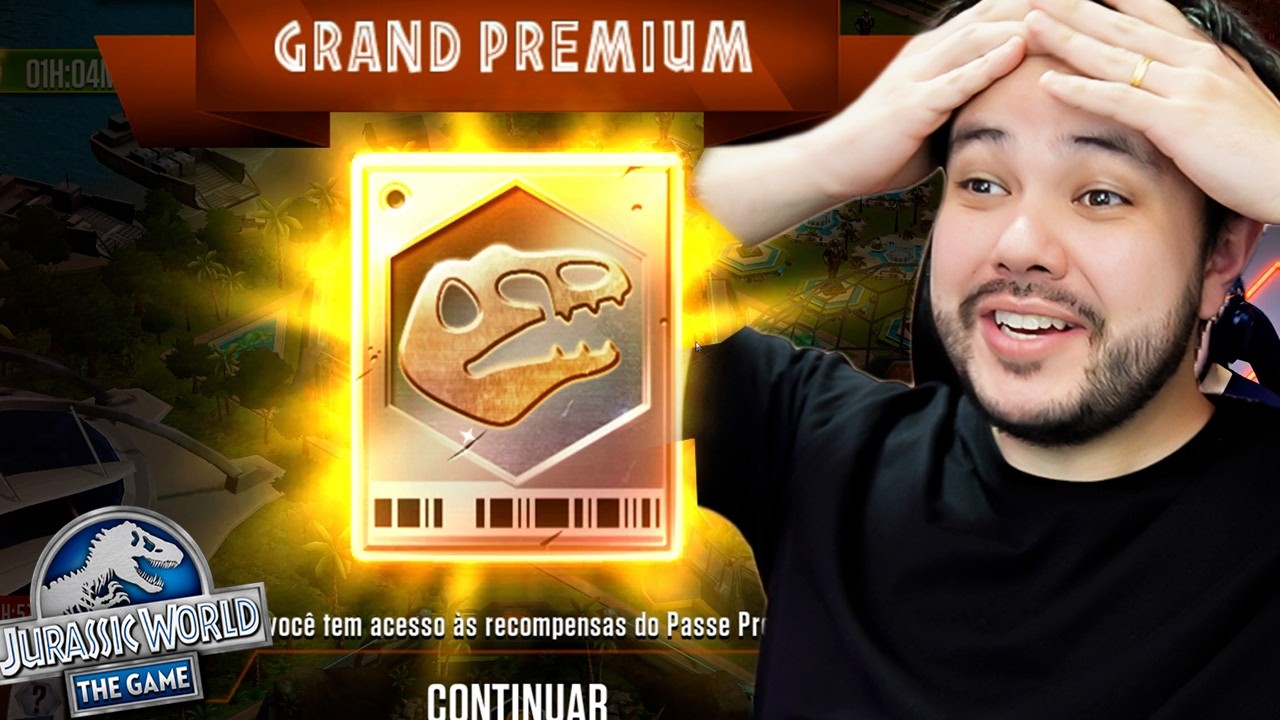 Comprei o GRAND PREMIUM Passe do JUNIOR! JURASSIC WORLD