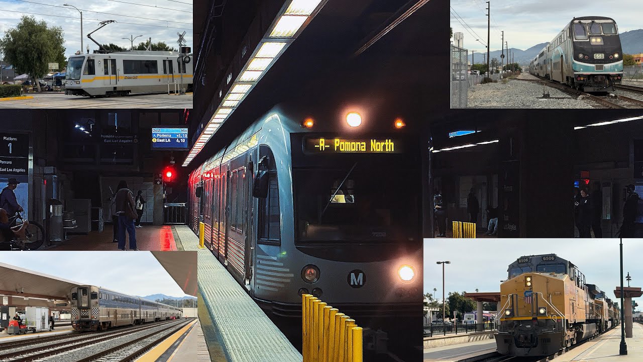 Railfanning Around Glendale, LA, and South La!! ( And filming with my new IPhone 17! 1/6/26 