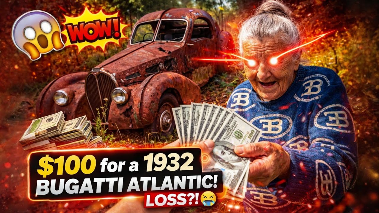 We Bought a 1932 Bugatti Atlantic for Just $100… But It Turned Into a Huge Loss | ASMR