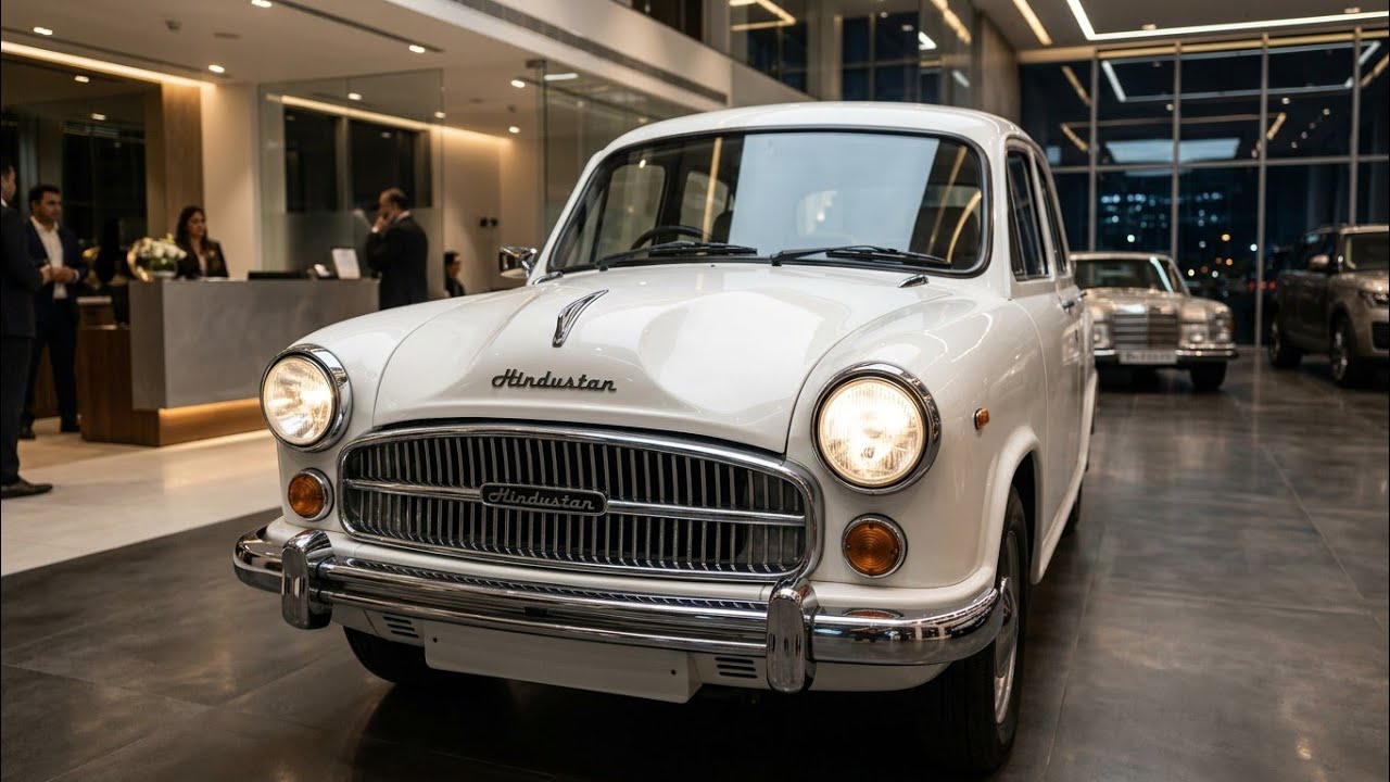 Совершенно новый Hindustan Ambassador 2026 официально представлен &ndash; легенда ретро встречается с с...