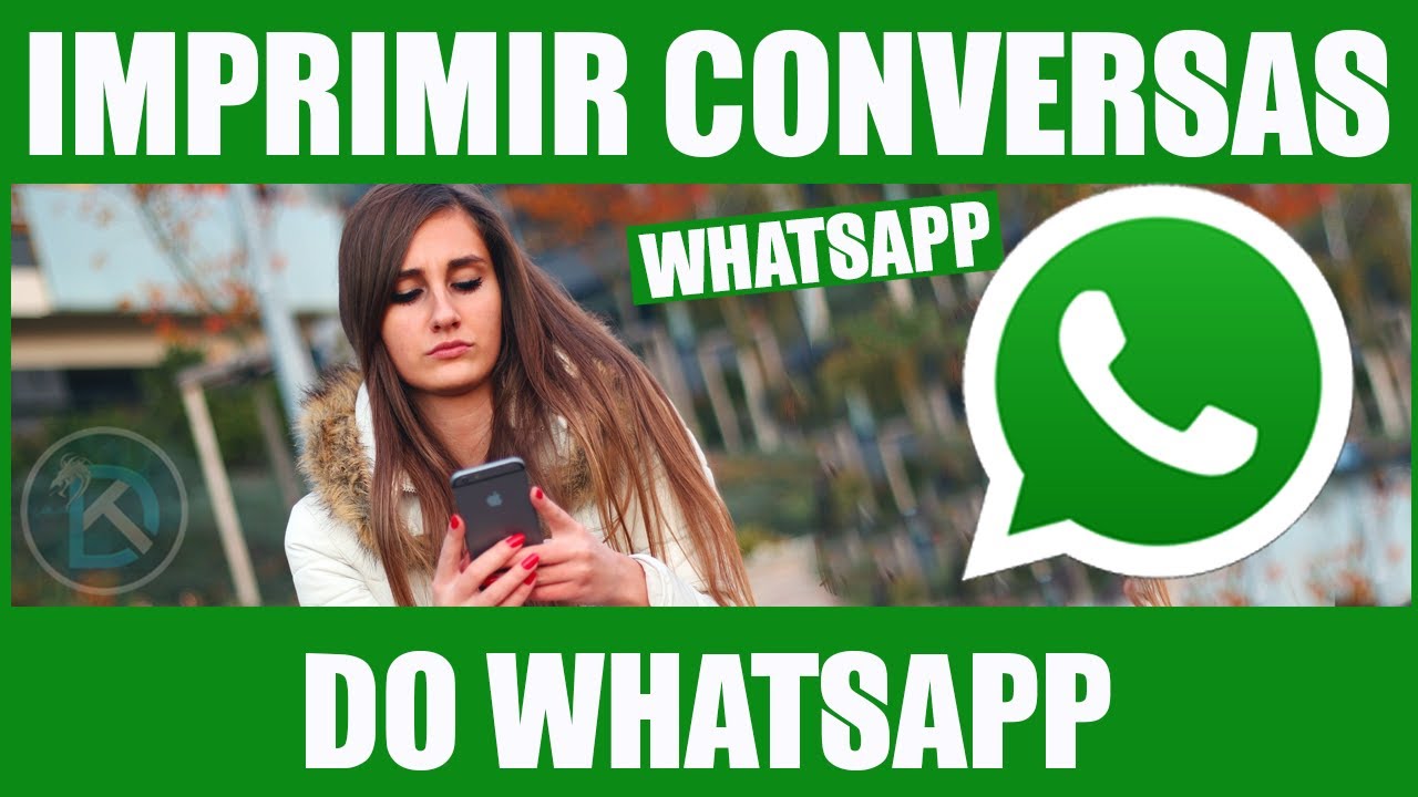 Como imprimir conversas do Whatsapp