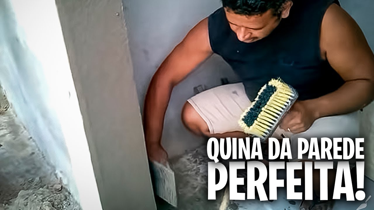 COMO REBOCAR AS QUINAS DA PAREDE PASSO A PASSO - DIY COM MACETES DA CONSTRUÇÃO