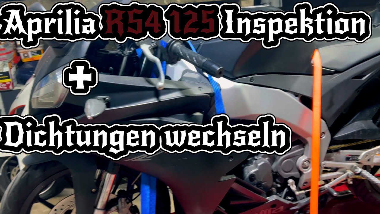 🔥Aprilia RS4 125🔥 | Inspektion | Dichtungswechsel