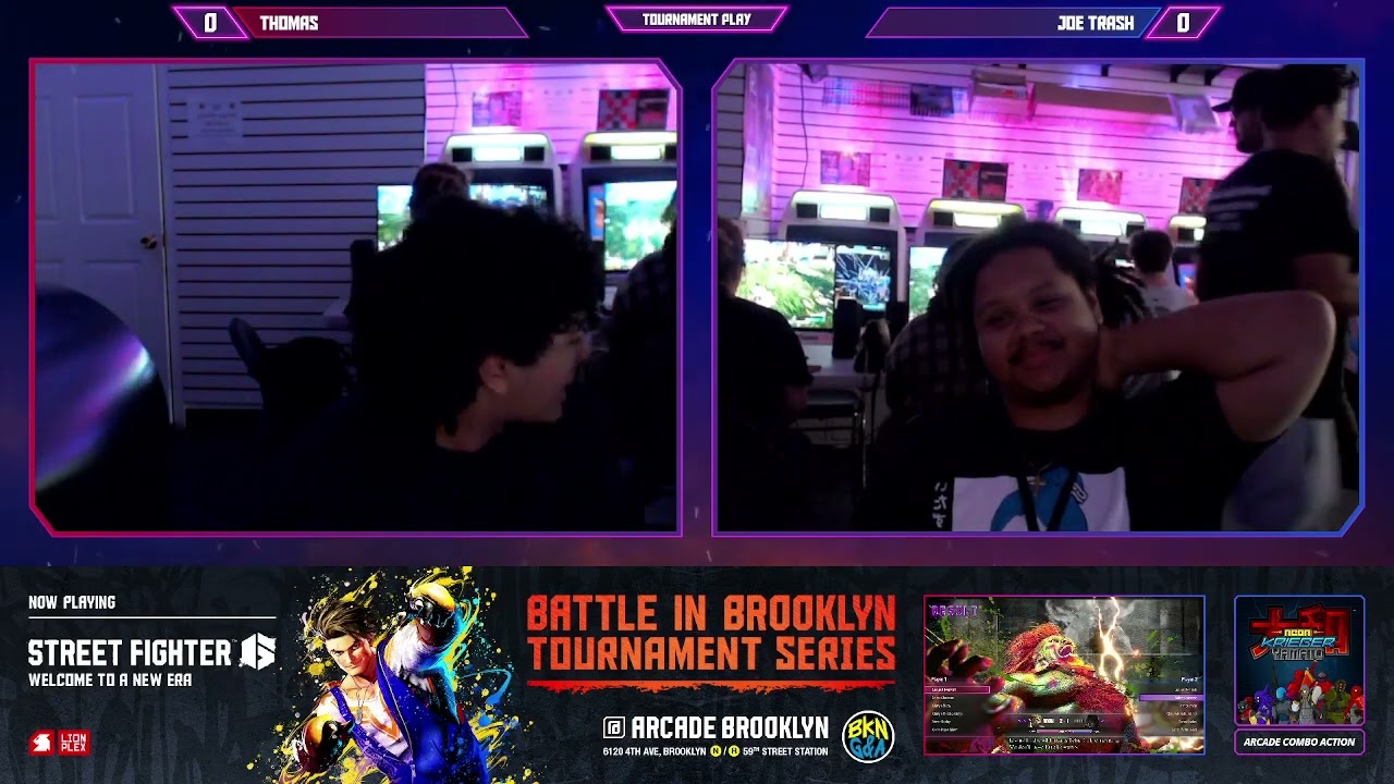 SF6 BEASTS ON THE MIC AND ON THE STICKS Arcade Brooklyn Monthly 3