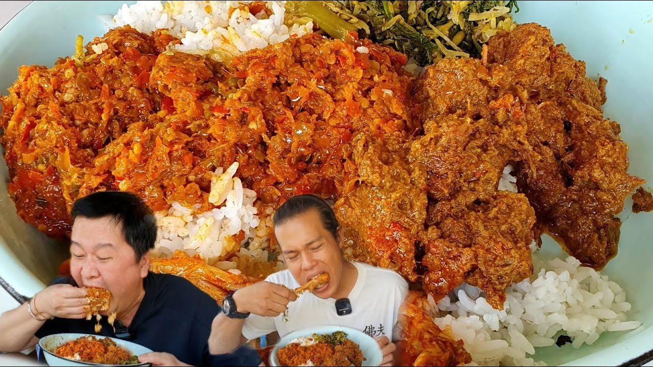 CABEIN NASI RENDANG,,LEBARAN DI KAMPUNG HALAMAN ISTRI !!