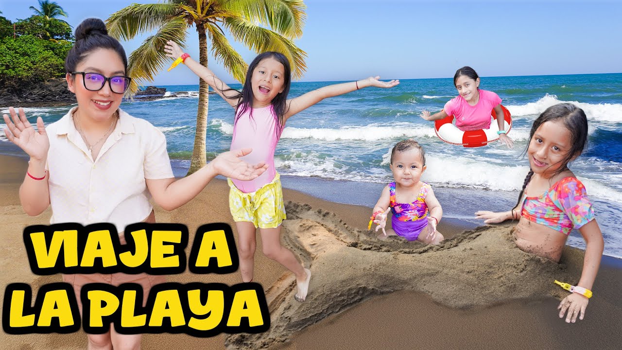 PRIMER VIAJE A LA PLAYA EN FAMILIA | Familia Daailum