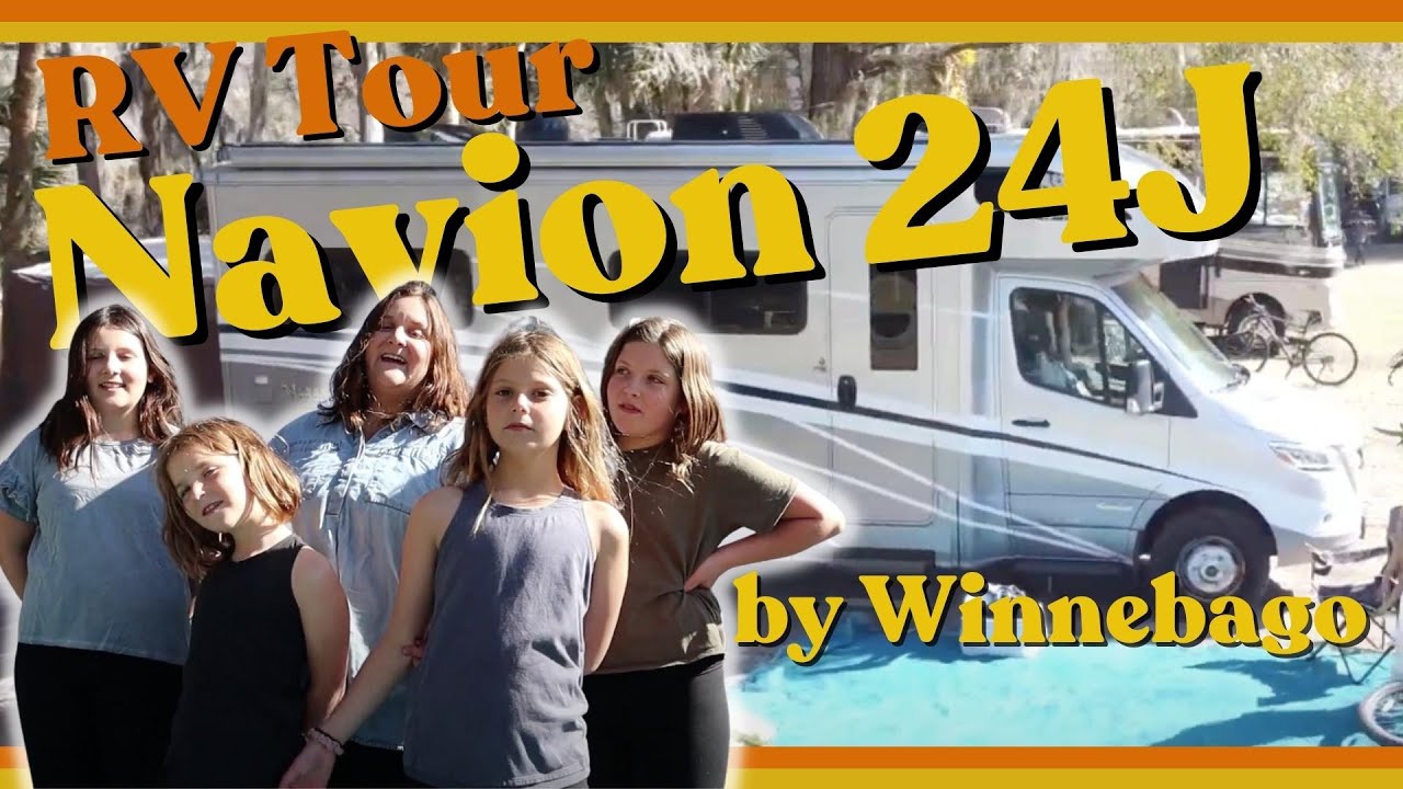 RV Tour - Winnebago Navion Full - Time Family of Five