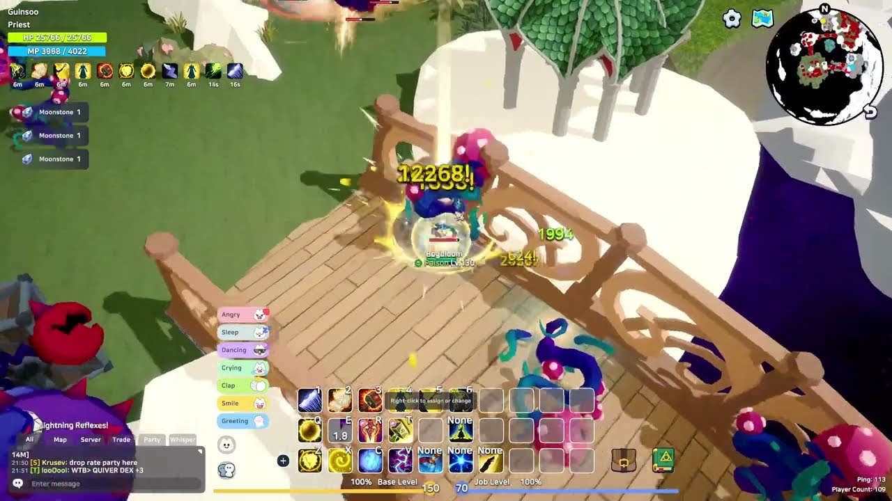 [SpritiVale Playtest] Priest Blink Bonk Build Update (after nerfs/buffs last  0.7.6 update)