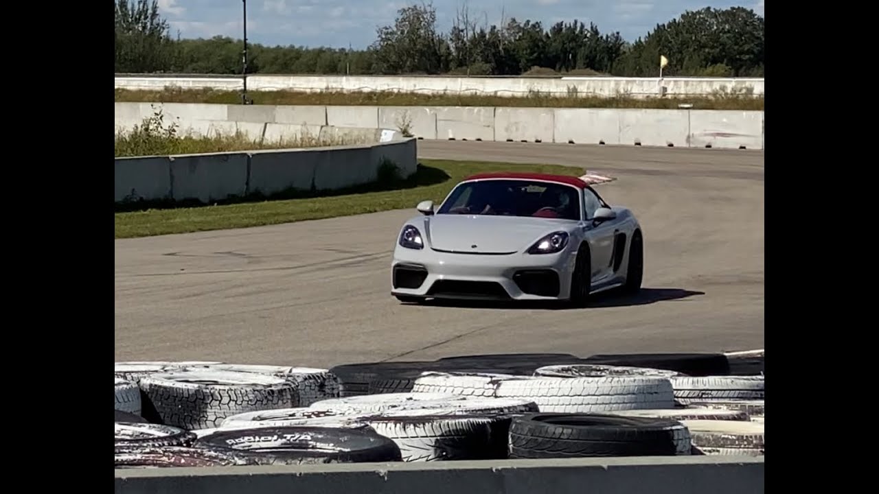 2021-08-28 Castrol Raceway - 1:24.9 - 2021 Porsche 718 Boxster Spyder PDK Track Day