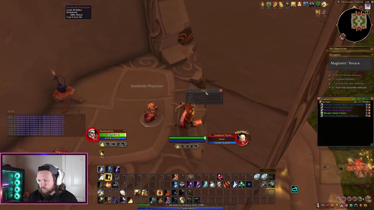 Locked Inside TBC! Can't Leave Till I Reach 100%! Expansion Locked Time! - TBC (70.62%)