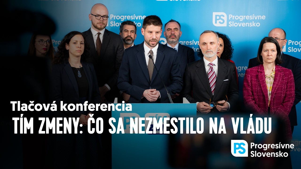 Tím zmeny: Čo sa nezmestilo na vládu | Tlačová konferencia PS, 11. marec 2026