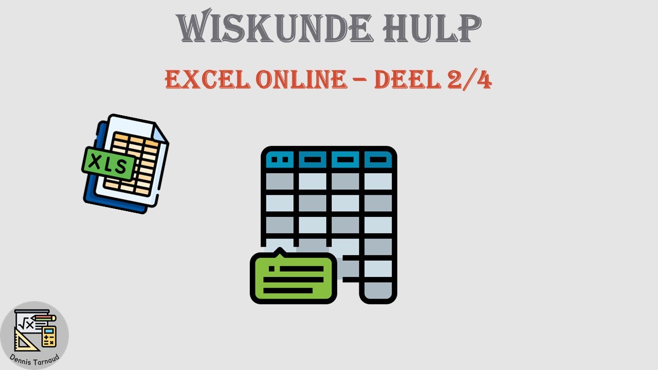 (2) Excel online: Frequentietabel voorzien van layout