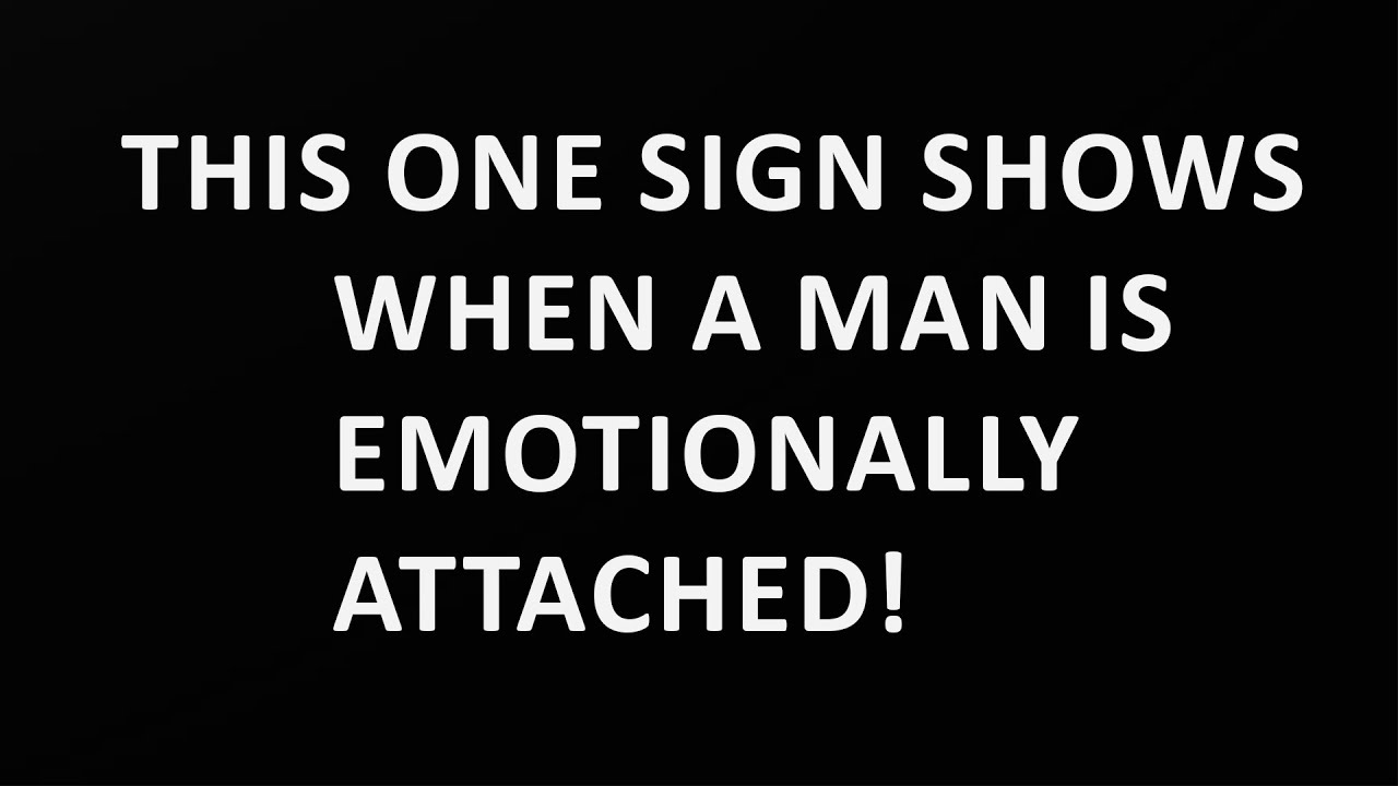 “The One Sign a Man Is Emotionally Attached | God Message Today”