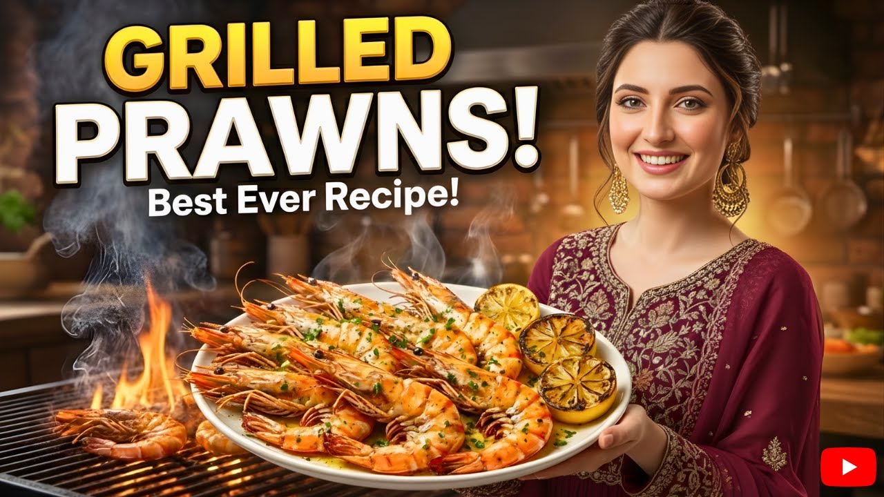 Restaurant-Style Grilled Prawns at Home