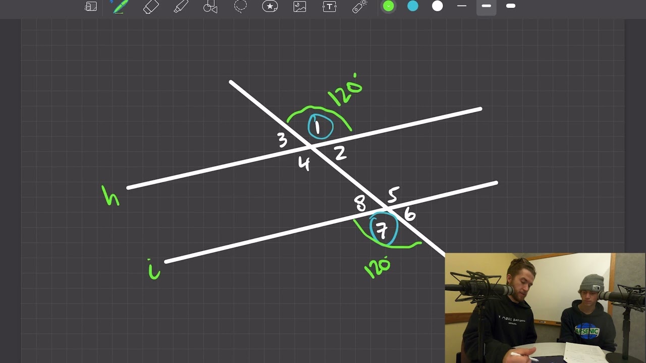 Free Geometry Tutoring | Finding Missing Angles [1]
