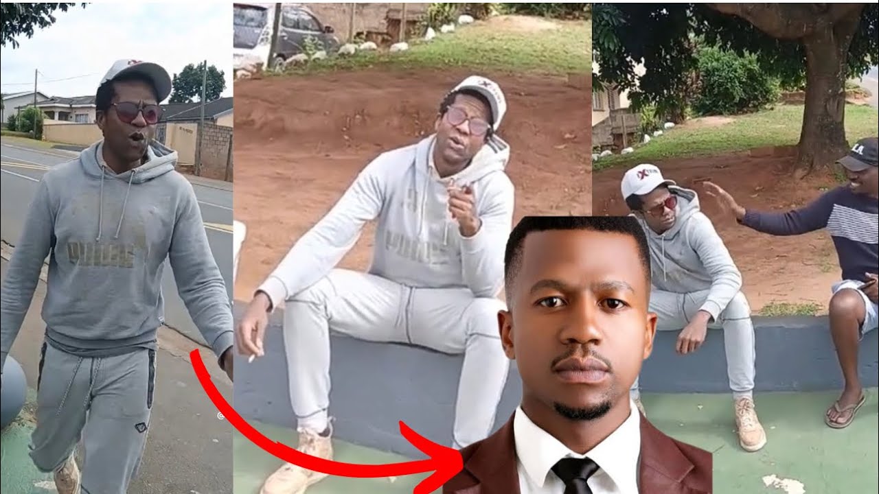 Watch Siyabonga Radebe childhood friends laughing at his downfall | He begs them not to post him😭💔