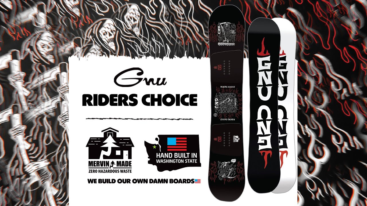 RIDERS CHOICE| RC C3 | 2024-2025 GNU SNOWBOARD