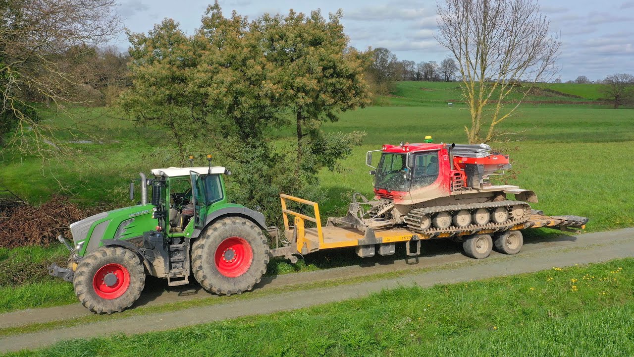 Épandage d'engrais 🌱 / Pistenbully 300 / KUHN AXIS / ETA GEINGUENE