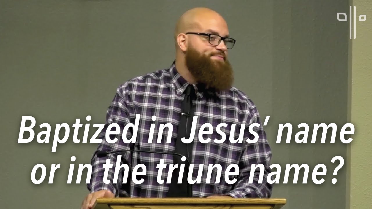 Baptized in Jesus' Name or in the Triune Name?