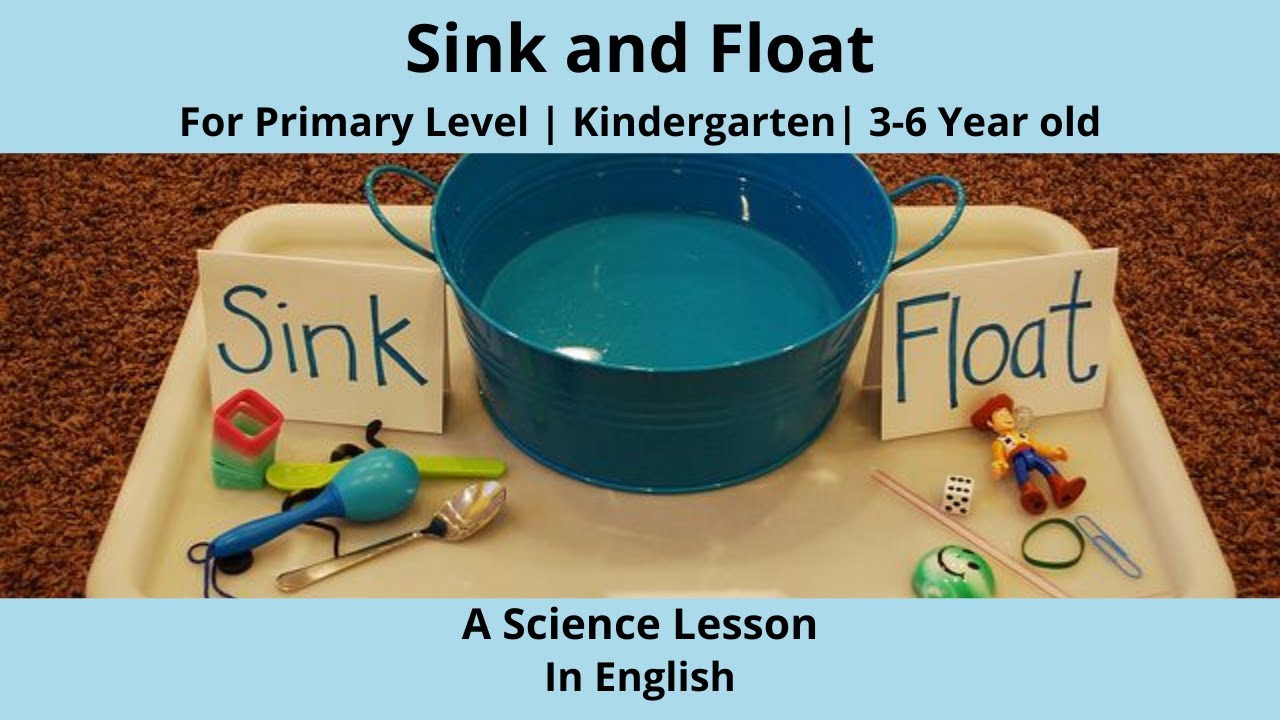 Sink and Float - Science Activity for Children | 3-6 Year olds | Primary Level | Kindergarten | GMN