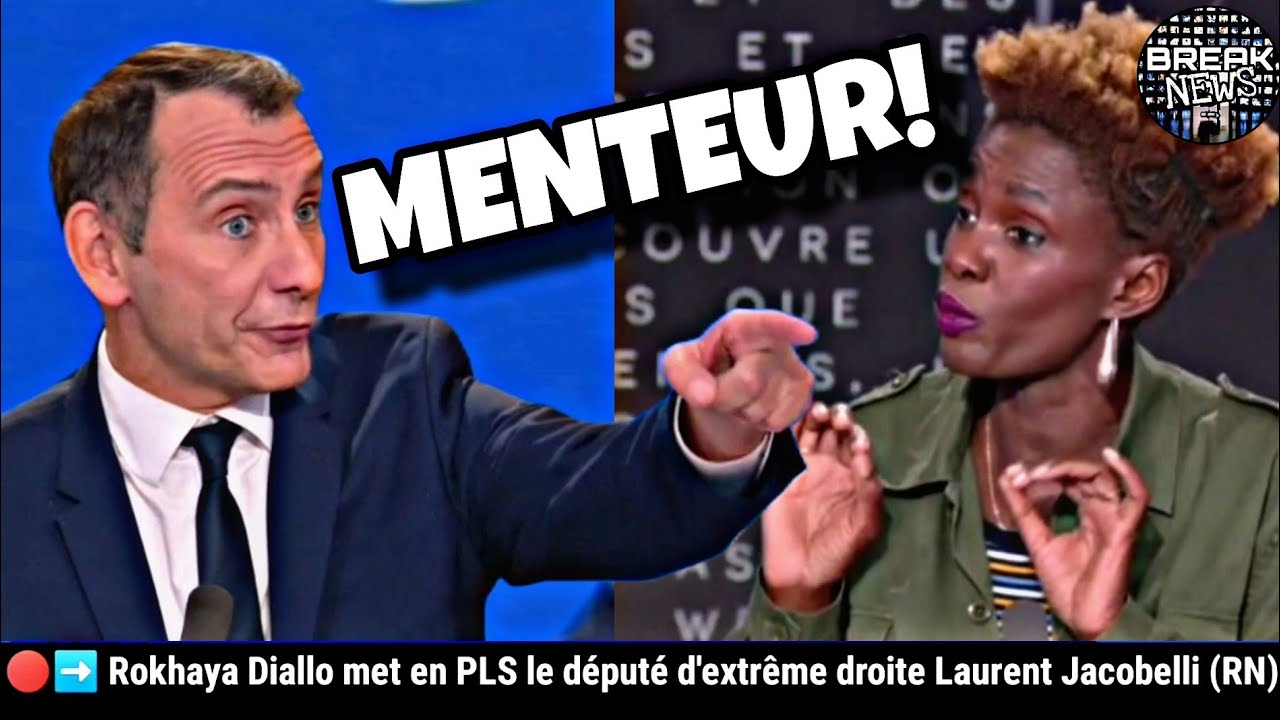 🔴➡️Gros clash entre Rokhaya Diallo et Laurent Jacobelli (RN) en plein direct