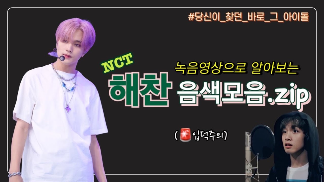 [NCT 해찬] 케이팝의 현재이자 미래 = 이해찬 🐻💚 | 일단 듣고 가세요 | 음색요정
