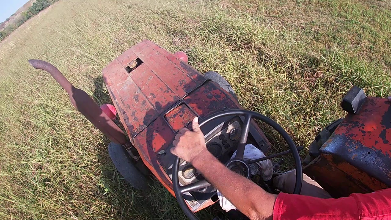 Tractor-vlog-u445+ cositoare poloneză de 1.65-La cosit miristea pentru a ara ep1