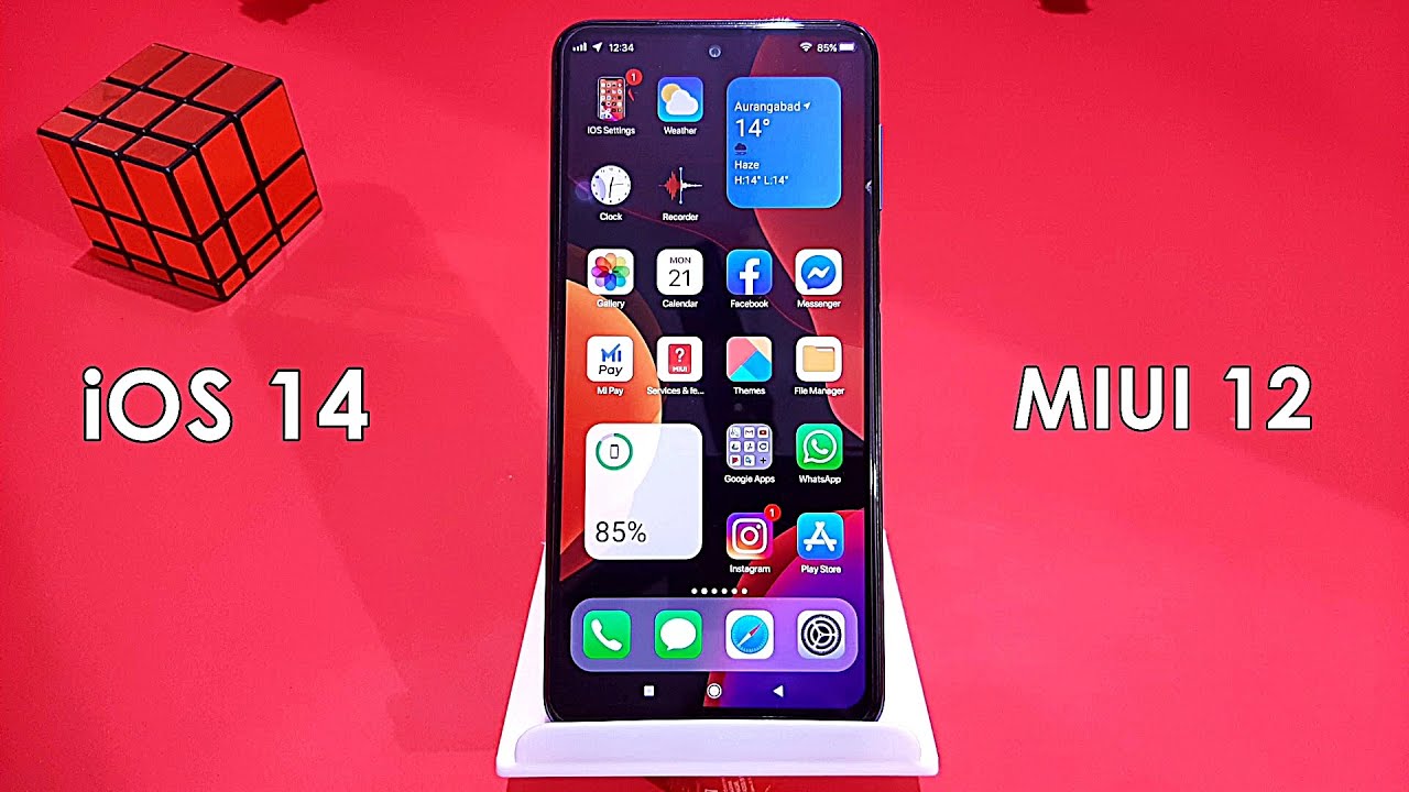 iOS 14 in Redmi Note 9 Pro | Change MIUI 12 Look Like iOS 14 | Complete Setup