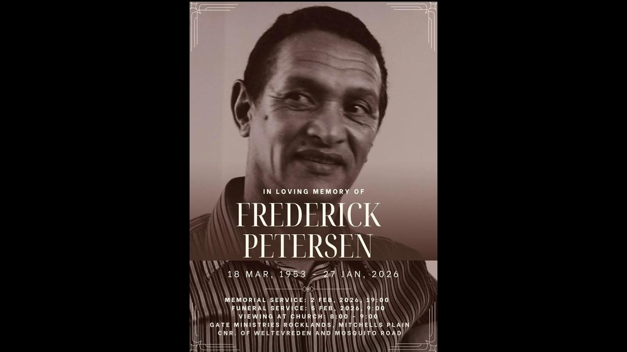 FUNERAL SERVICE OF FREDERICK PETERSEN