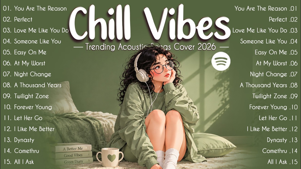 Morning Coffee & Acoustic ☕ Trending Pop Songs 2026 🎶 Good Mood English Songs 💚