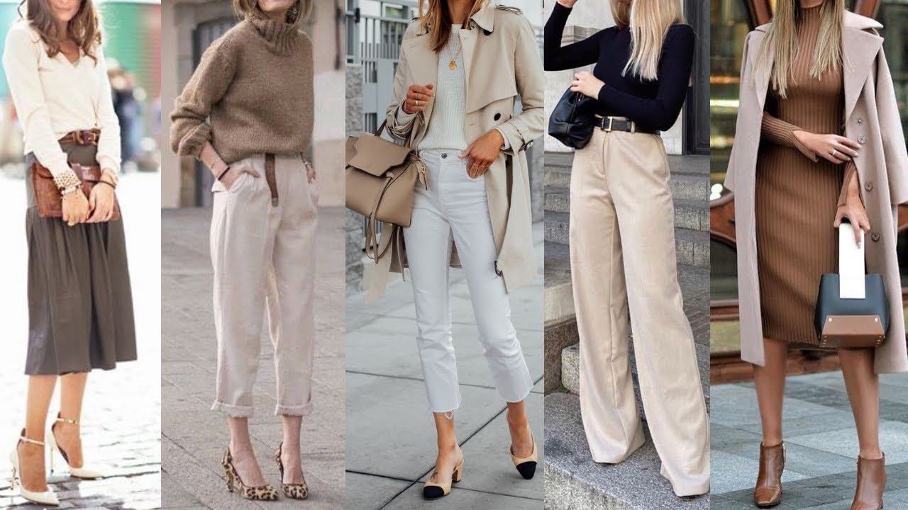 LA ELEGANCIA Y SOFISTICACIÓN DE VESTIR CON ESTE COLOR NEUTRO/ LOOKS Y OUTFITS EN COLOR PIEDRA