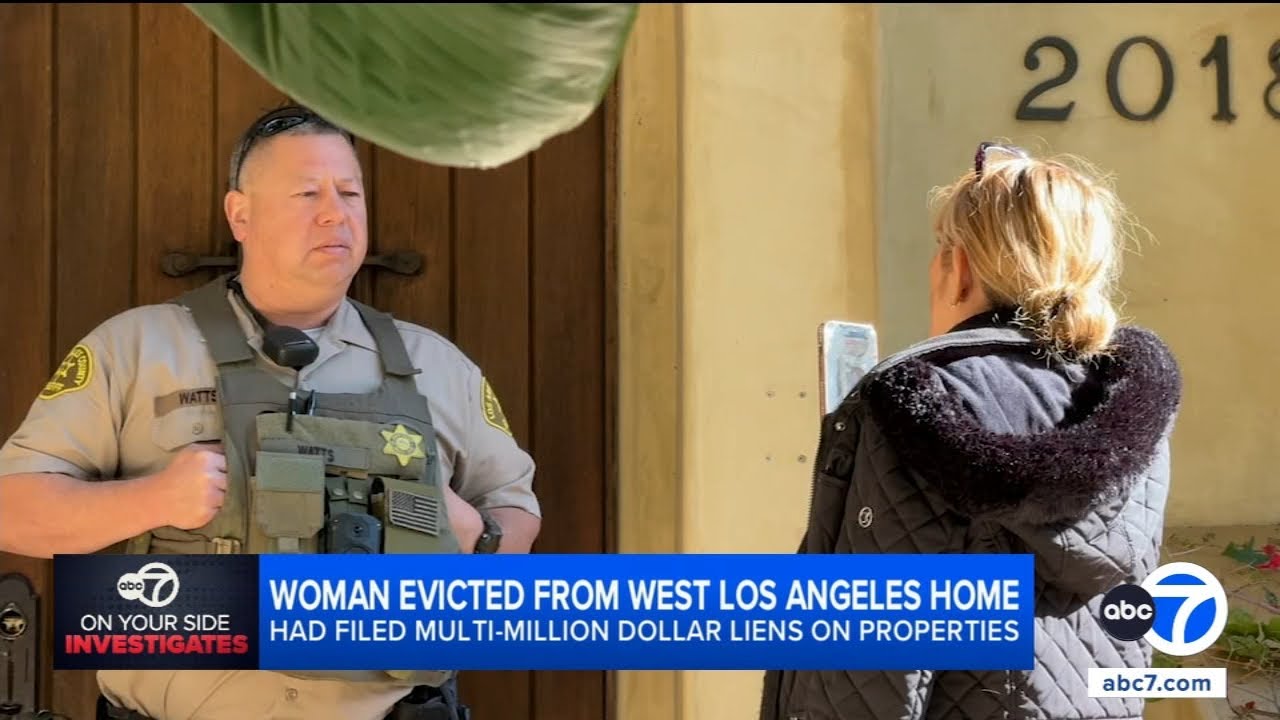Deputies evict Beverly Hills woman accused of wrongfully placing liens on homes