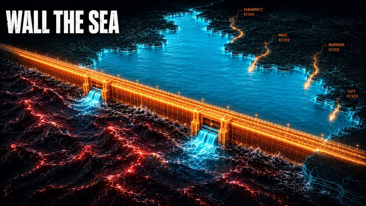 Индия строит самую большую морскую дамбу в истории