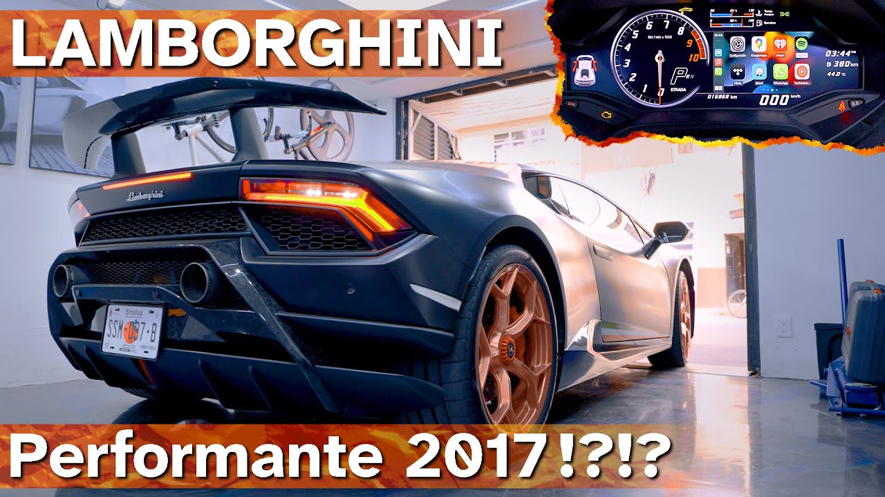 CARPLAY y  LUCES ESCANDINAVAS en Lamborghini Performante 2017 | Dienstmotor México