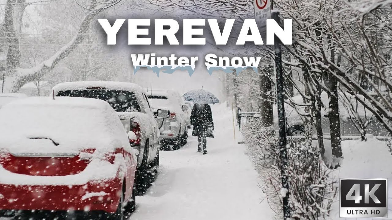 Yerevan Covered in Snow | The City’s Snowiest Day Winter Walking Tour - February 2025