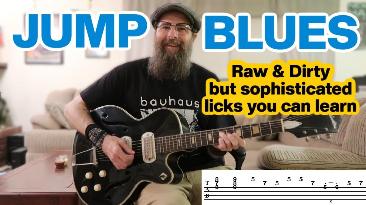 Застряли в блюзовой колее? Попробуйте это соло в стиле Jump Blues! С табулатурой