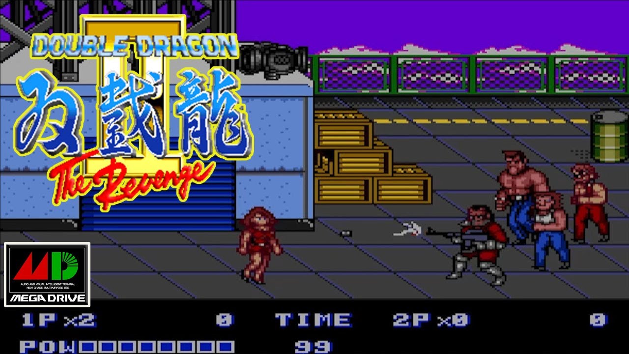 MD ダブルドラゴン II ザ リベンジ / Double Dragon II The Revenge - Full Game