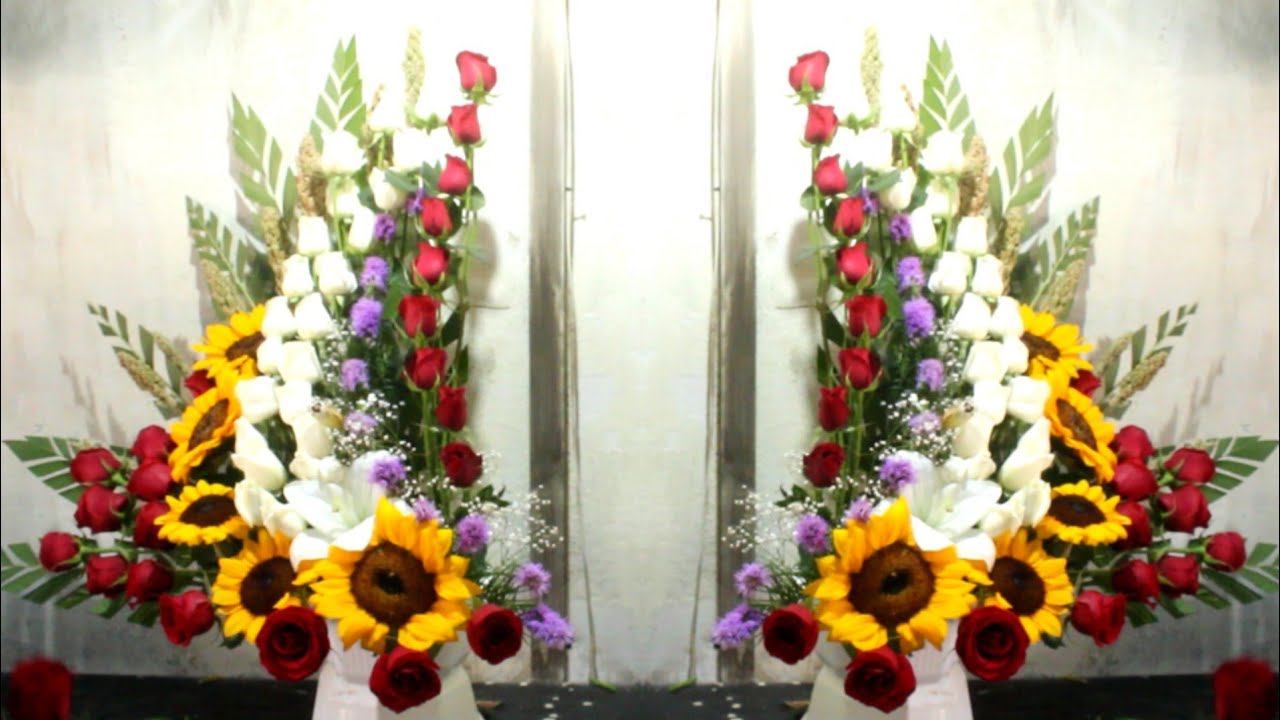 Arreglo  floral con girasoles /santoral /encontrados /deseño